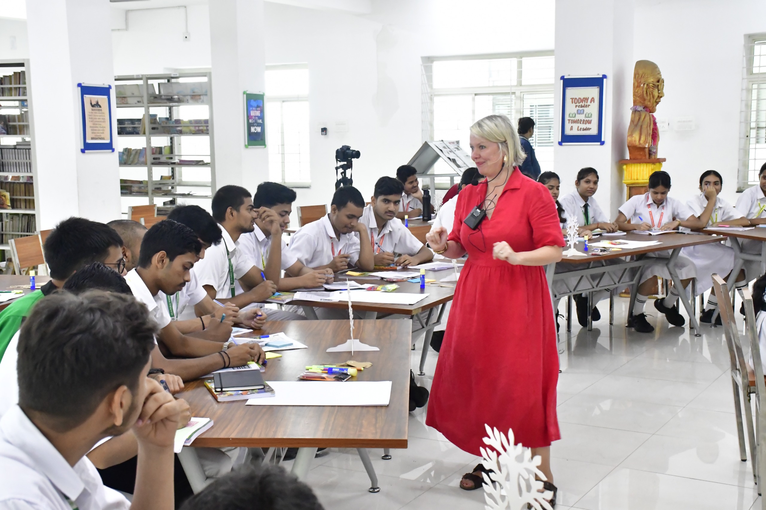 Global educator Nadene Mackay from Wales, UK, conducted enriching students orientation