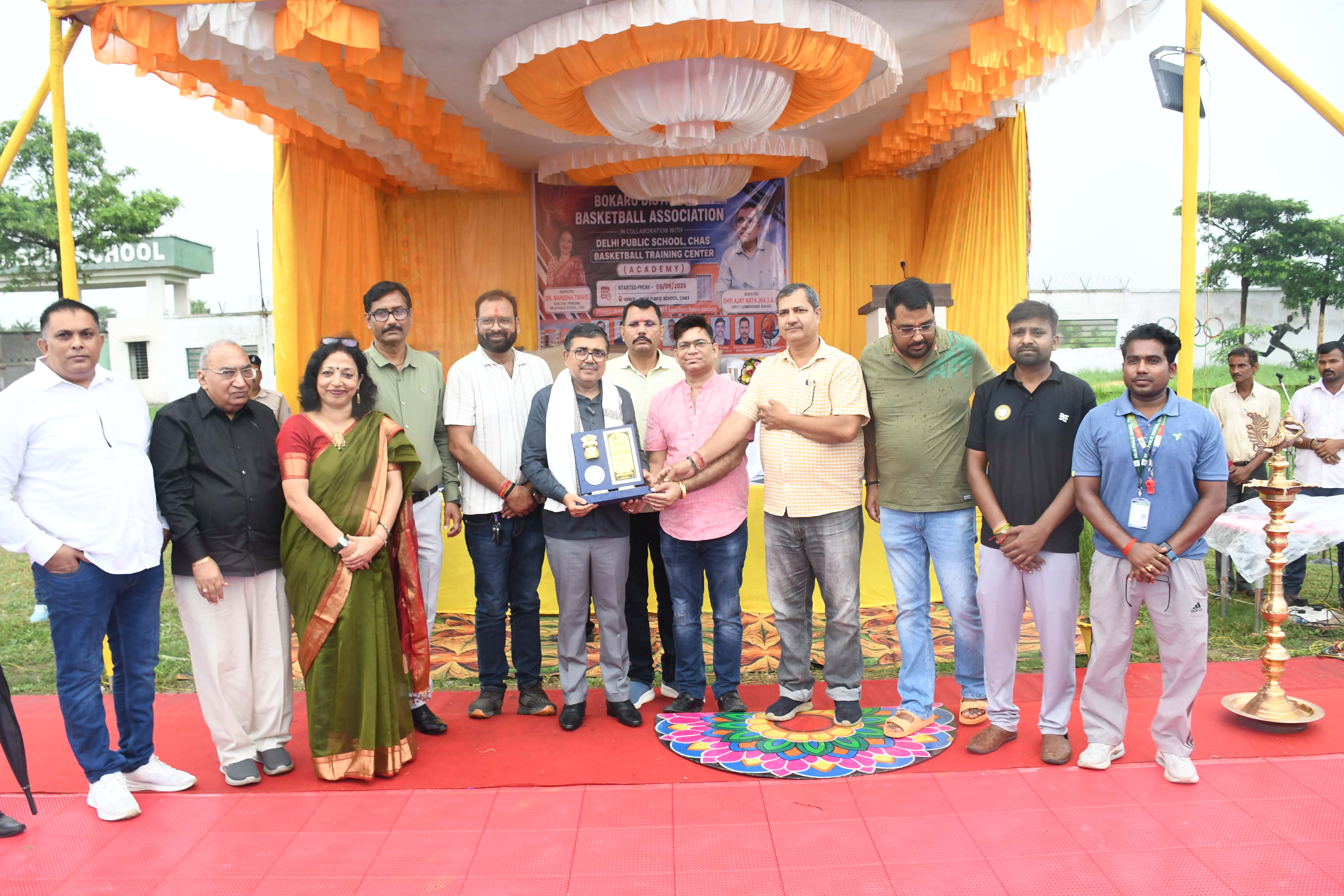 Grand Inauguration of the district 1st Basketball Training Centre at DPS Chas 2026